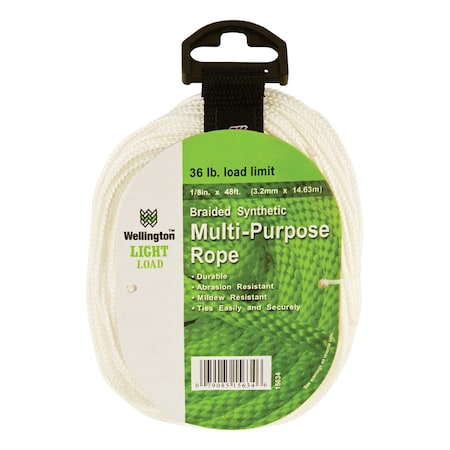 Wellington Rope Braid Synth 1/8X48' T9108F0048